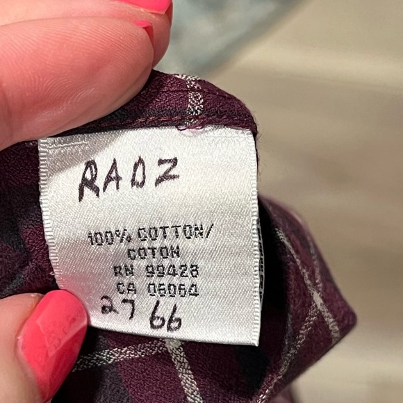 Bugatchi, Maroon, Buttondown, Size XL, 826-X - Picture 3 of 4